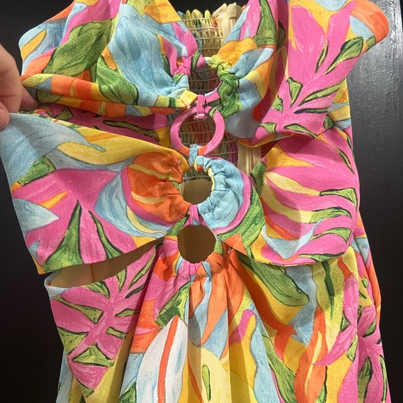 Multicolor cutout maxi dress - Picture 7 of 7